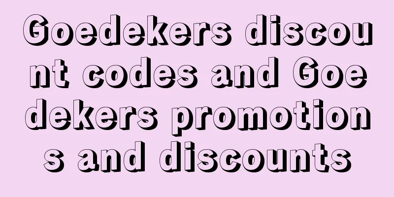 Goedekers discount codes and Goedekers promotions and discounts