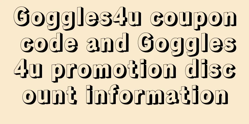 Goggles4u coupon code and Goggles4u promotion discount information