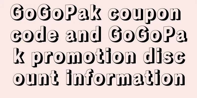 GoGoPak coupon code and GoGoPak promotion discount information