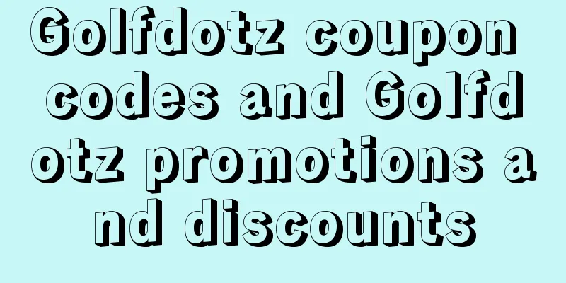 Golfdotz coupon codes and Golfdotz promotions and discounts