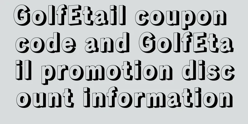 GolfEtail coupon code and GolfEtail promotion discount information