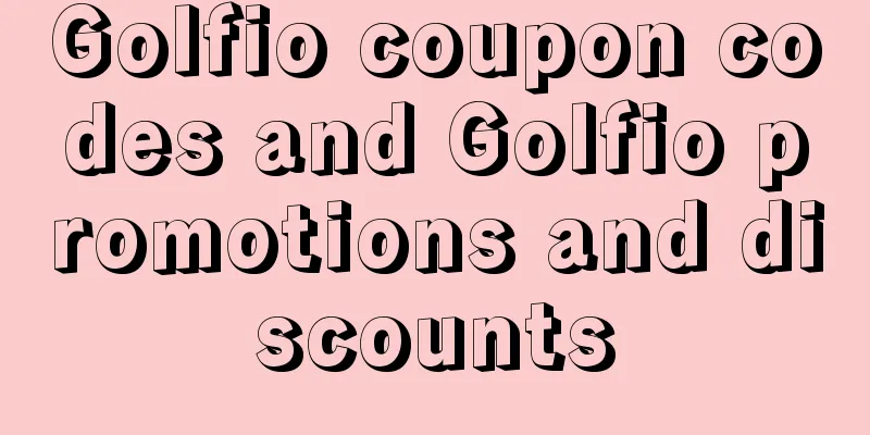 Golfio coupon codes and Golfio promotions and discounts