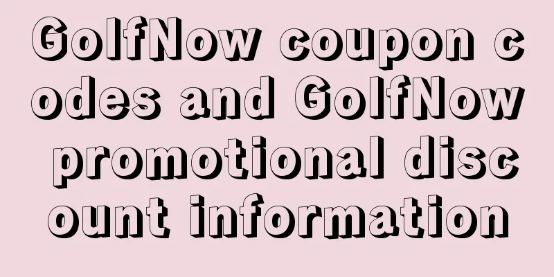 GolfNow coupon codes and GolfNow promotional discount information