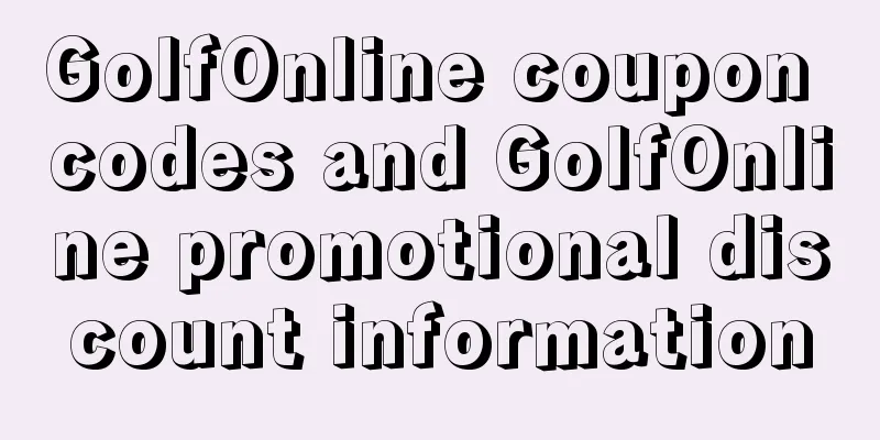 GolfOnline coupon codes and GolfOnline promotional discount information