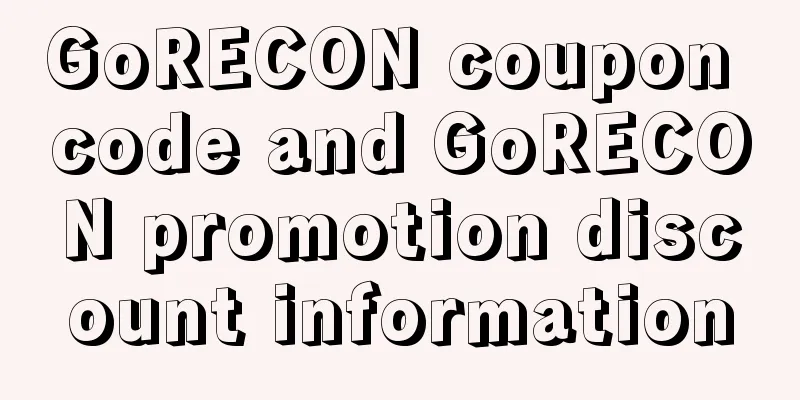 GoRECON coupon code and GoRECON promotion discount information