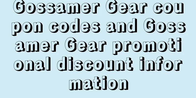 Gossamer Gear coupon codes and Gossamer Gear promotional discount information
