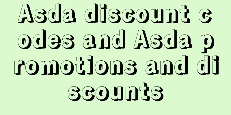 Asda discount codes and Asda promotions and discounts