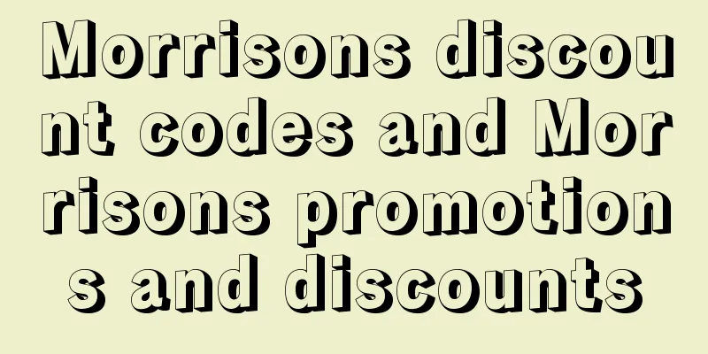 Morrisons discount codes and Morrisons promotions and discounts