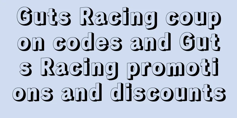 Guts Racing coupon codes and Guts Racing promotions and discounts