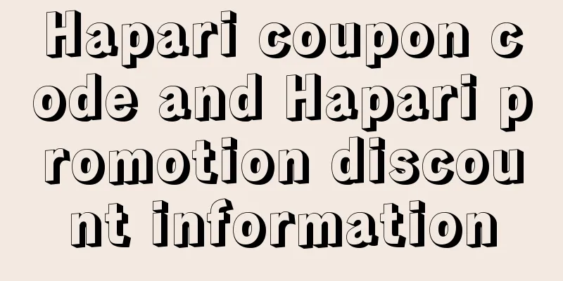 Hapari coupon code and Hapari promotion discount information