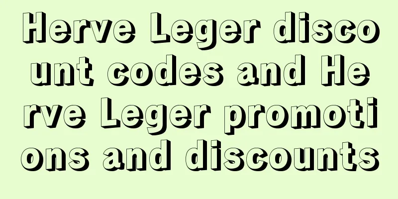 Herve Leger discount codes and Herve Leger promotions and discounts