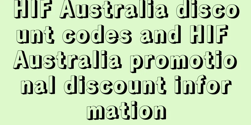 HIF Australia discount codes and HIF Australia promotional discount information