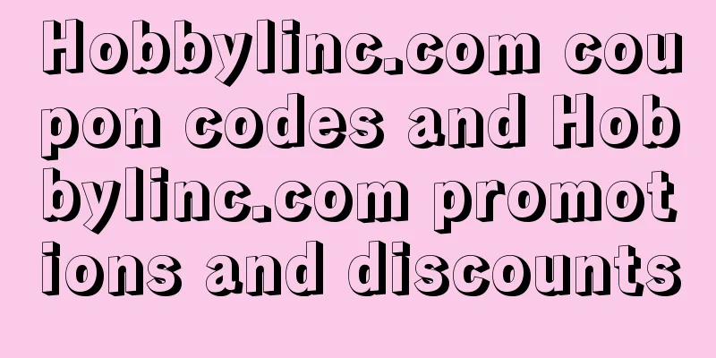 Hobbylinc.com coupon codes and Hobbylinc.com promotions and discounts