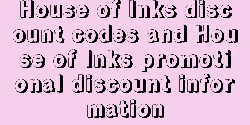 House of Inks discount codes and House of Inks promotional discount information
