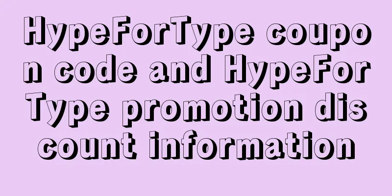 HypeForType coupon code and HypeForType promotion discount information
