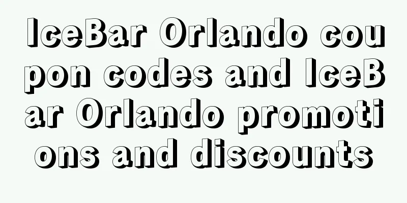 IceBar Orlando coupon codes and IceBar Orlando promotions and discounts