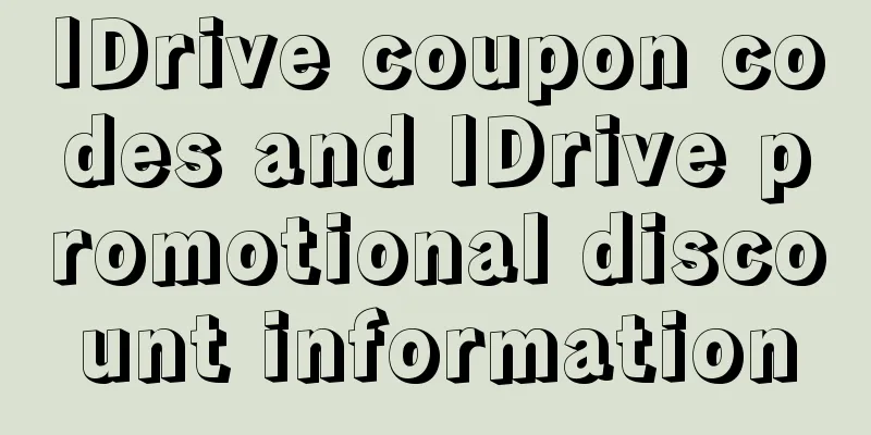 IDrive coupon codes and IDrive promotional discount information