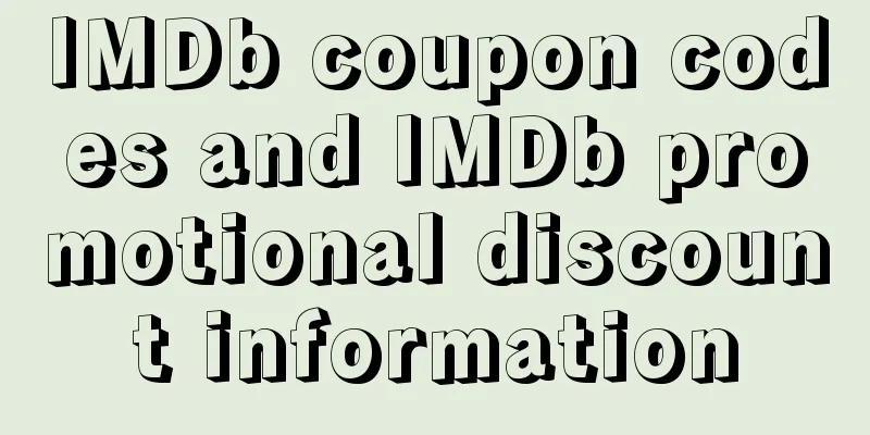 IMDb coupon codes and IMDb promotional discount information