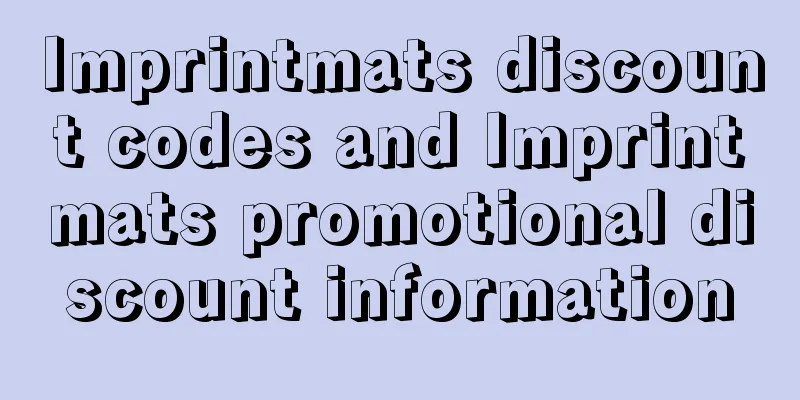 Imprintmats discount codes and Imprintmats promotional discount information
