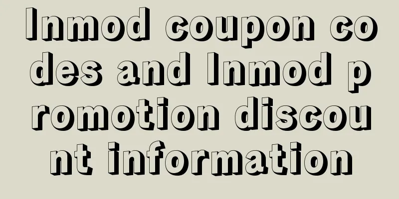 Inmod coupon codes and Inmod promotion discount information