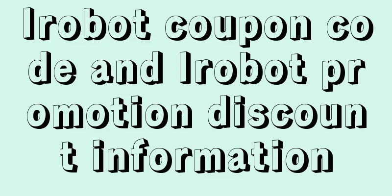 Irobot coupon code and Irobot promotion discount information