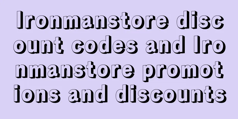 Ironmanstore discount codes and Ironmanstore promotions and discounts
