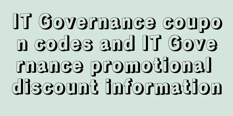 IT Governance coupon codes and IT Governance promotional discount information