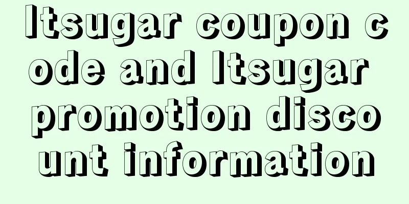 Itsugar coupon code and Itsugar promotion discount information
