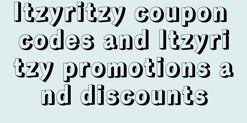 Itzyritzy coupon codes and Itzyritzy promotions and discounts