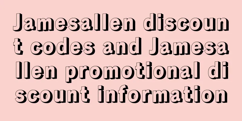 Jamesallen discount codes and Jamesallen promotional discount information
