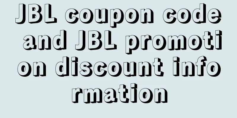 JBL coupon code and JBL promotion discount information