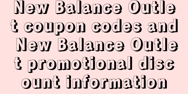 New Balance Outlet coupon codes and New Balance Outlet promotional discount information