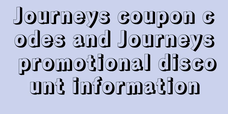 Journeys coupon codes and Journeys promotional discount information