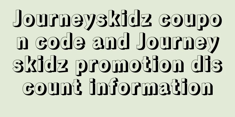 Journeyskidz coupon code and Journeyskidz promotion discount information