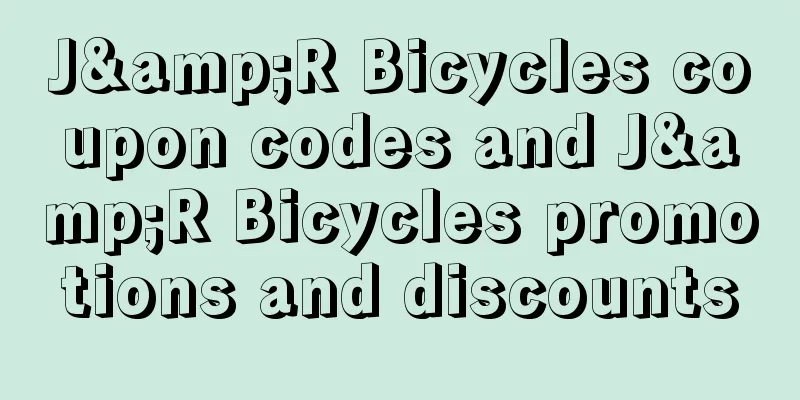 J&R Bicycles coupon codes and J&R Bicycles promotions and discounts