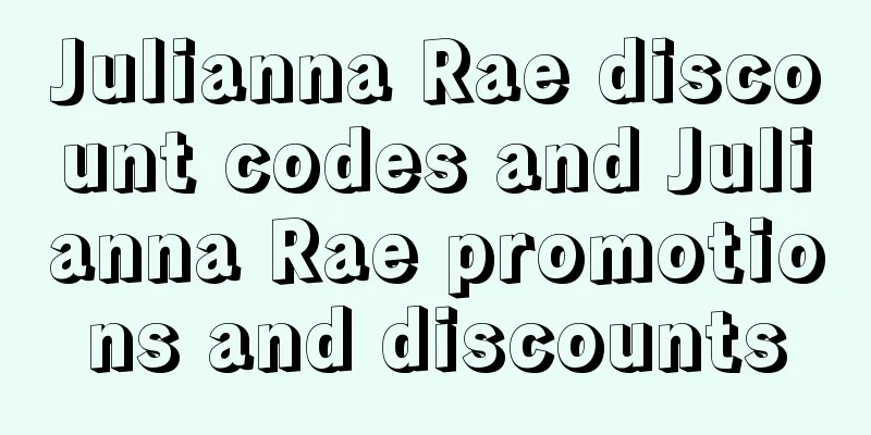 Julianna Rae discount codes and Julianna Rae promotions and discounts