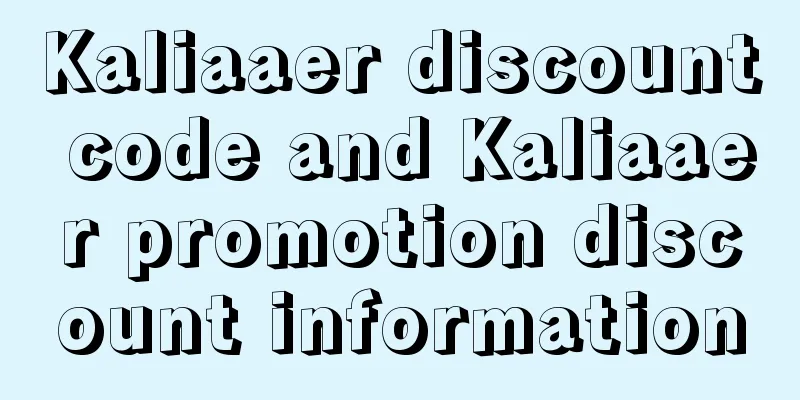 Kaliaaer discount code and Kaliaaer promotion discount information