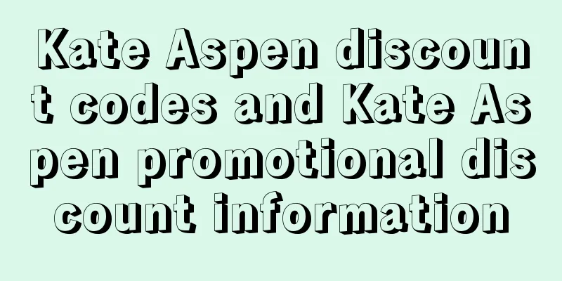 Kate Aspen discount codes and Kate Aspen promotional discount information
