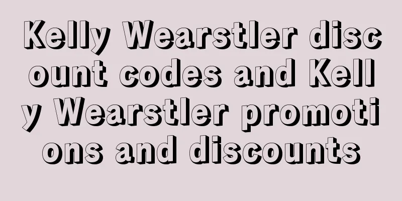 Kelly Wearstler discount codes and Kelly Wearstler promotions and discounts
