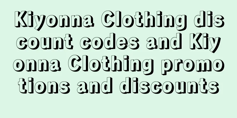 Kiyonna Clothing discount codes and Kiyonna Clothing promotions and discounts