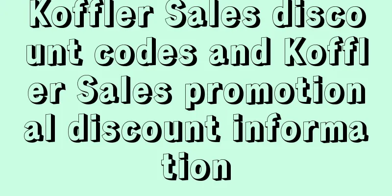 Koffler Sales discount codes and Koffler Sales promotional discount information