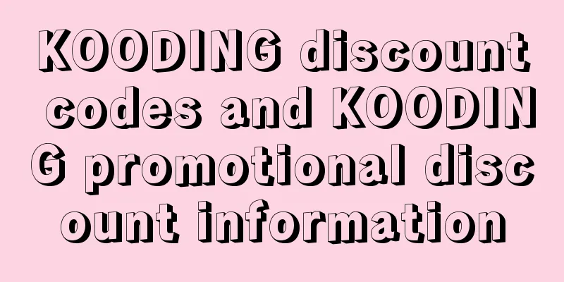 KOODING discount codes and KOODING promotional discount information