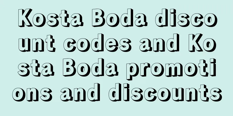 Kosta Boda discount codes and Kosta Boda promotions and discounts