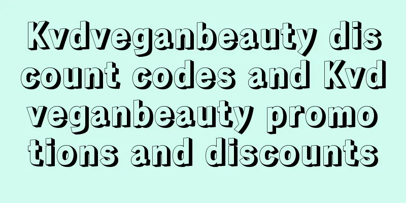 Kvdveganbeauty discount codes and Kvdveganbeauty promotions and discounts