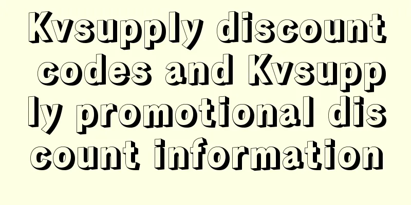Kvsupply discount codes and Kvsupply promotional discount information