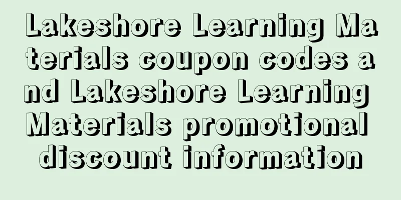 Lakeshore Learning Materials coupon codes and Lakeshore Learning Materials promotional discount information