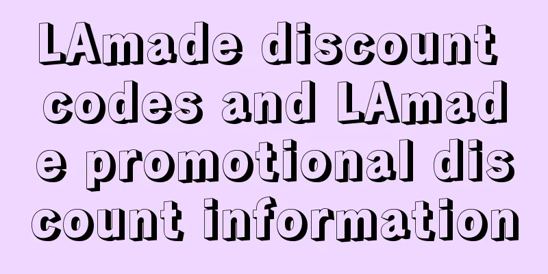 LAmade discount codes and LAmade promotional discount information