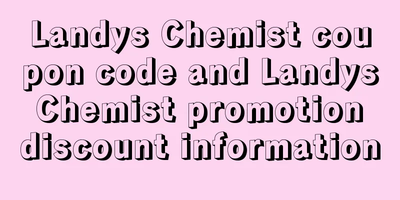 Landys Chemist coupon code and Landys Chemist promotion discount information