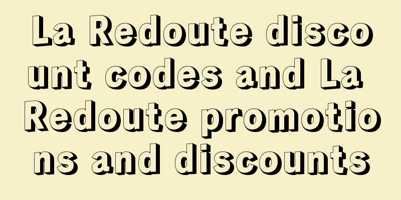 La Redoute discount codes and La Redoute promotions and discounts
