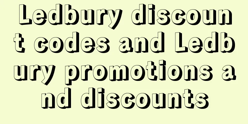 Ledbury discount codes and Ledbury promotions and discounts